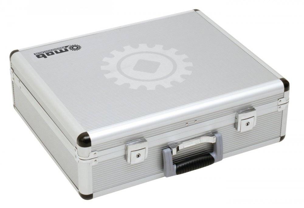 Valise aluminium robuste vide avec panneaux de rangement - MOB - Image 1