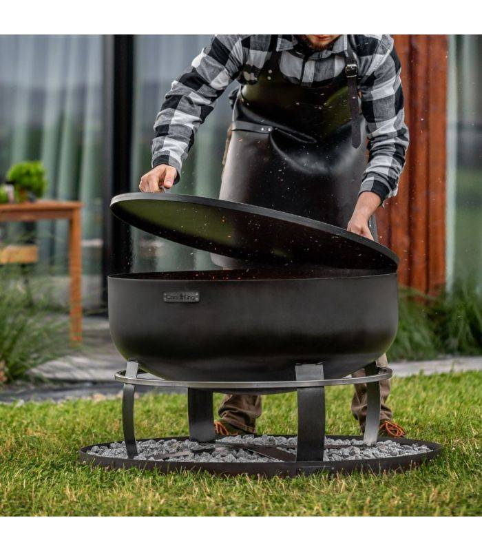 Braséro de jardin XXL VIKING 60cm de diamètre, acier naturel,CookKing, 111564 - Image 7