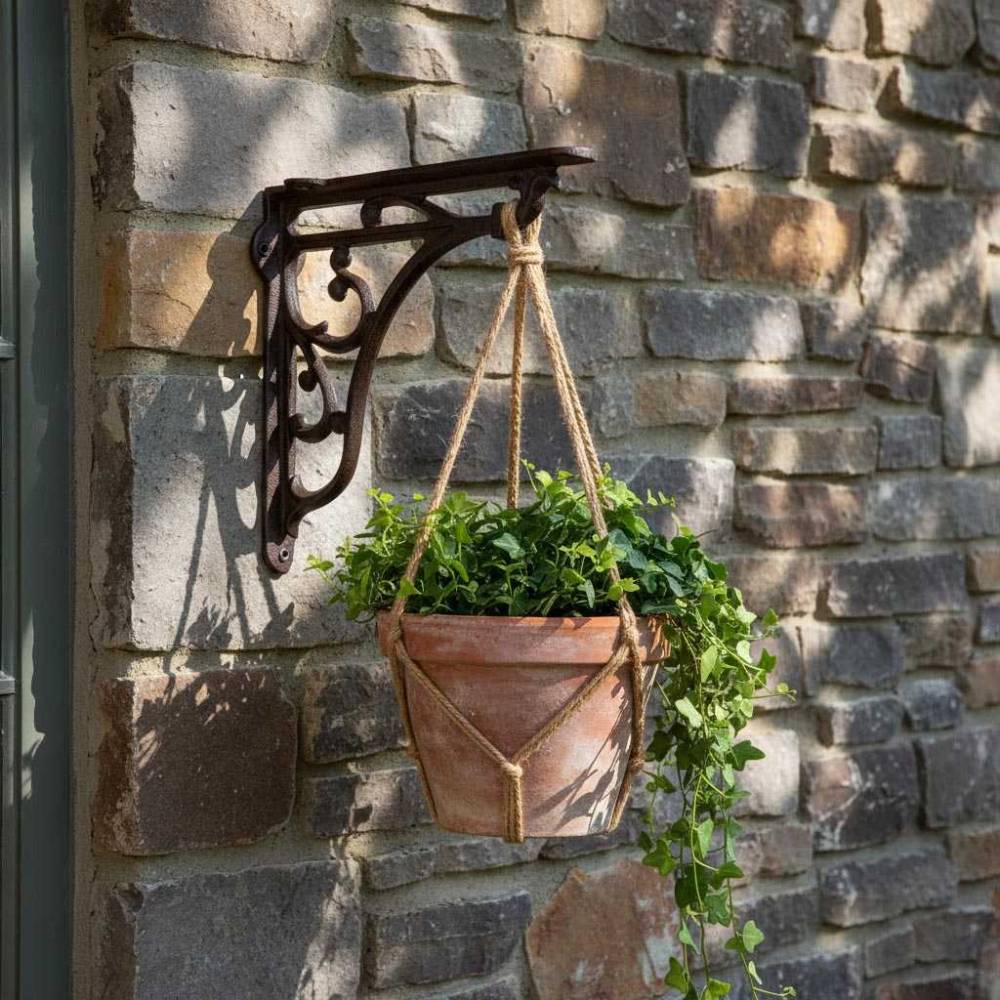 Aubry Gaspard - Crédence à patère murale en fonte 24 cm - Imagen 2