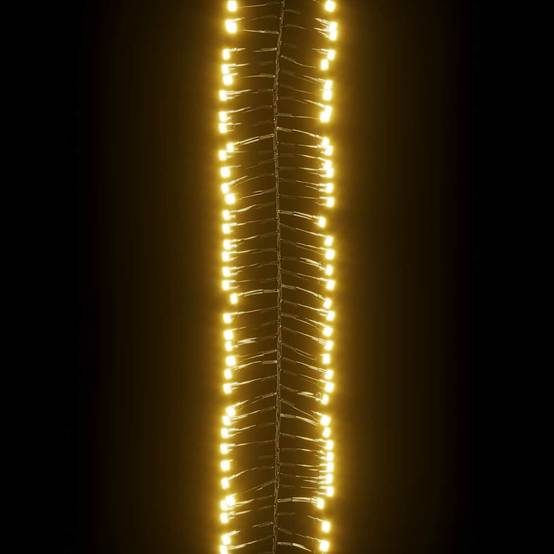 Guirlande LED Groupée PVC 1000 LED 8 Modes Déco Sapin Noël Jardin Blanc Chaud 11m – ComfortXL Outdoor Living - Image 5