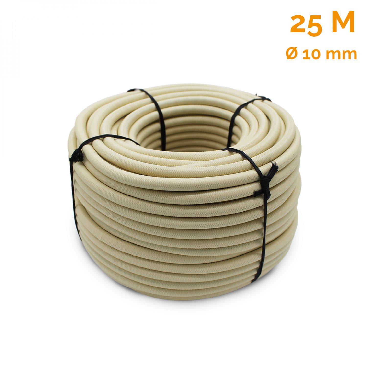 Linxor - Bobine, rouleau de tendeur élastique - 25 mètres x 10 mm - Beige - Linxor - Imagen 2