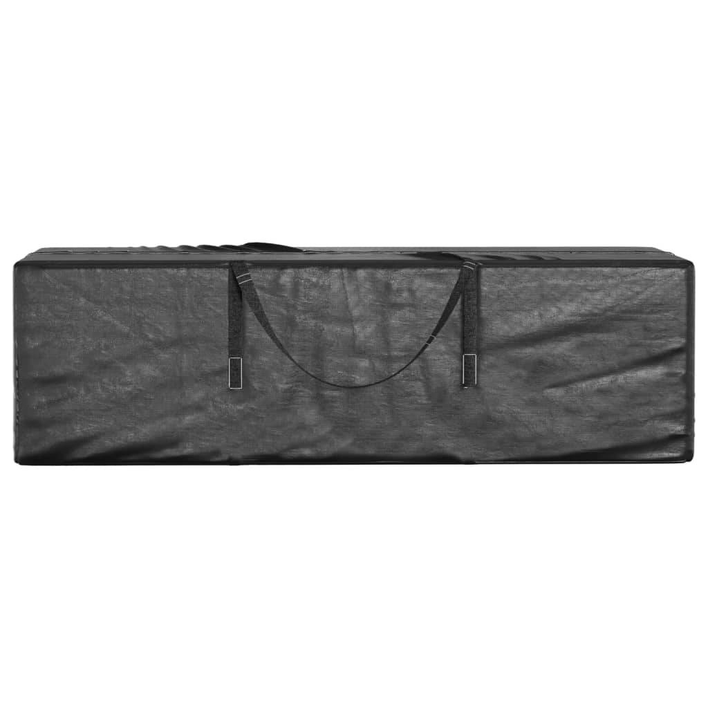 Housse de protection pour sapin de Noël - Sac de rangement noir 135x40x55 cm PE - Image 3