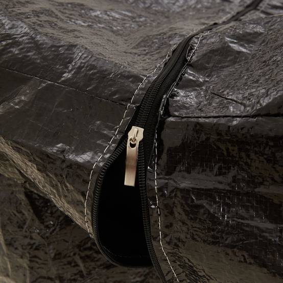 Housse de protection pour sapin de Noël - Sac de rangement noir 135x40x55 cm PE - Image 6