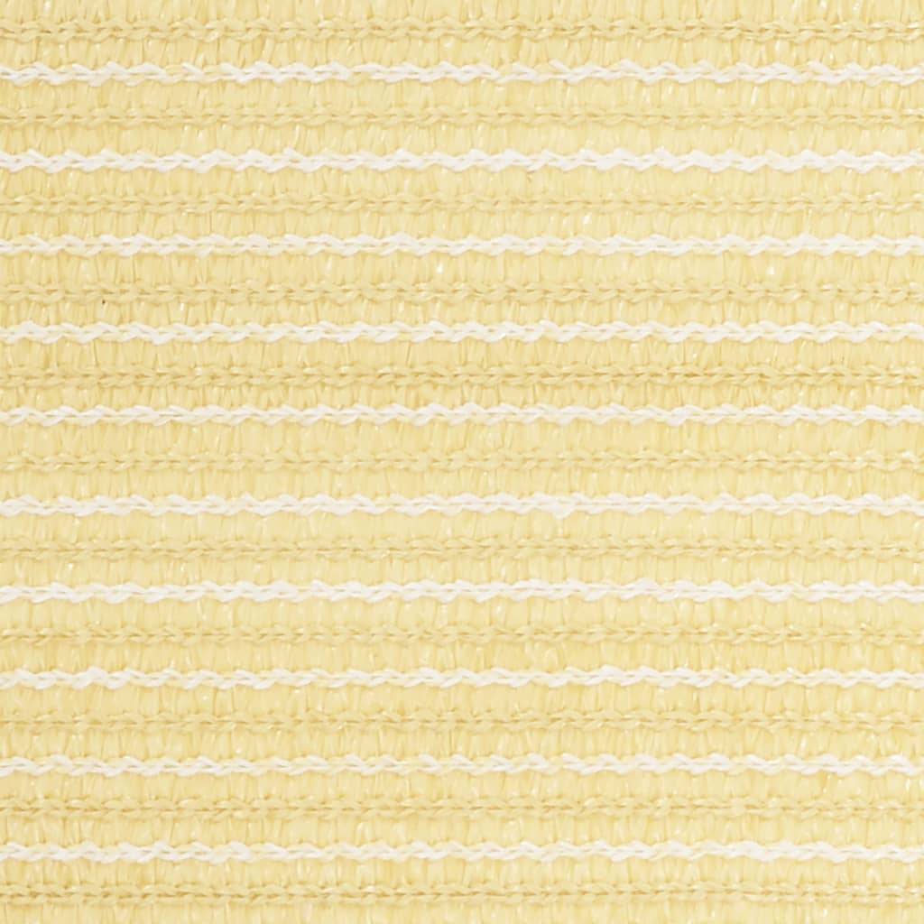 Helloshop26 - Écran de balcon brise pare vue protection confidentialité 120 x 500 cm PEHD beige - Imagen 2