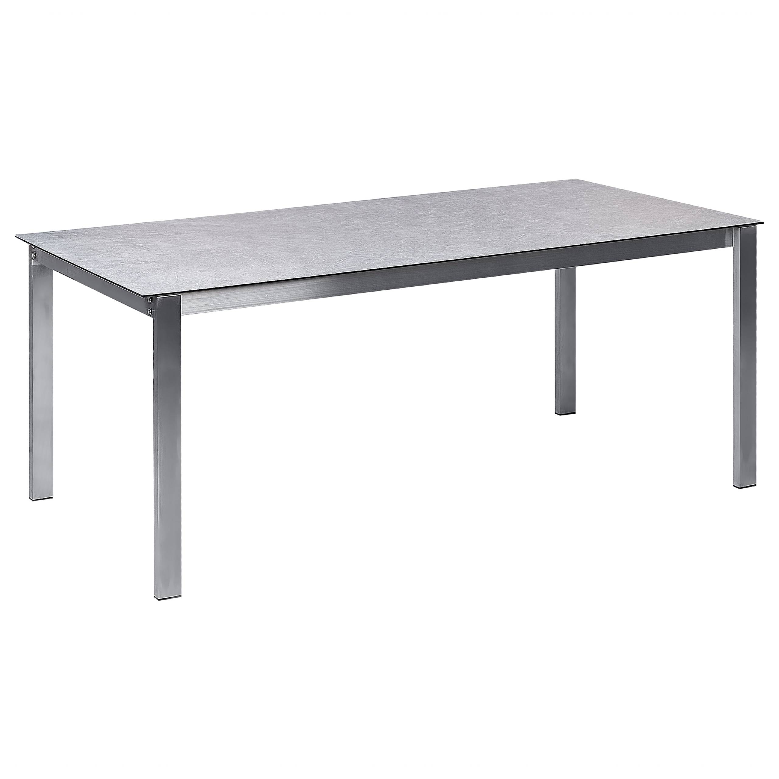 Beliani - Set de salle à manger Verre de sécurité Gris COSOLETO Beliani - Imagen 4