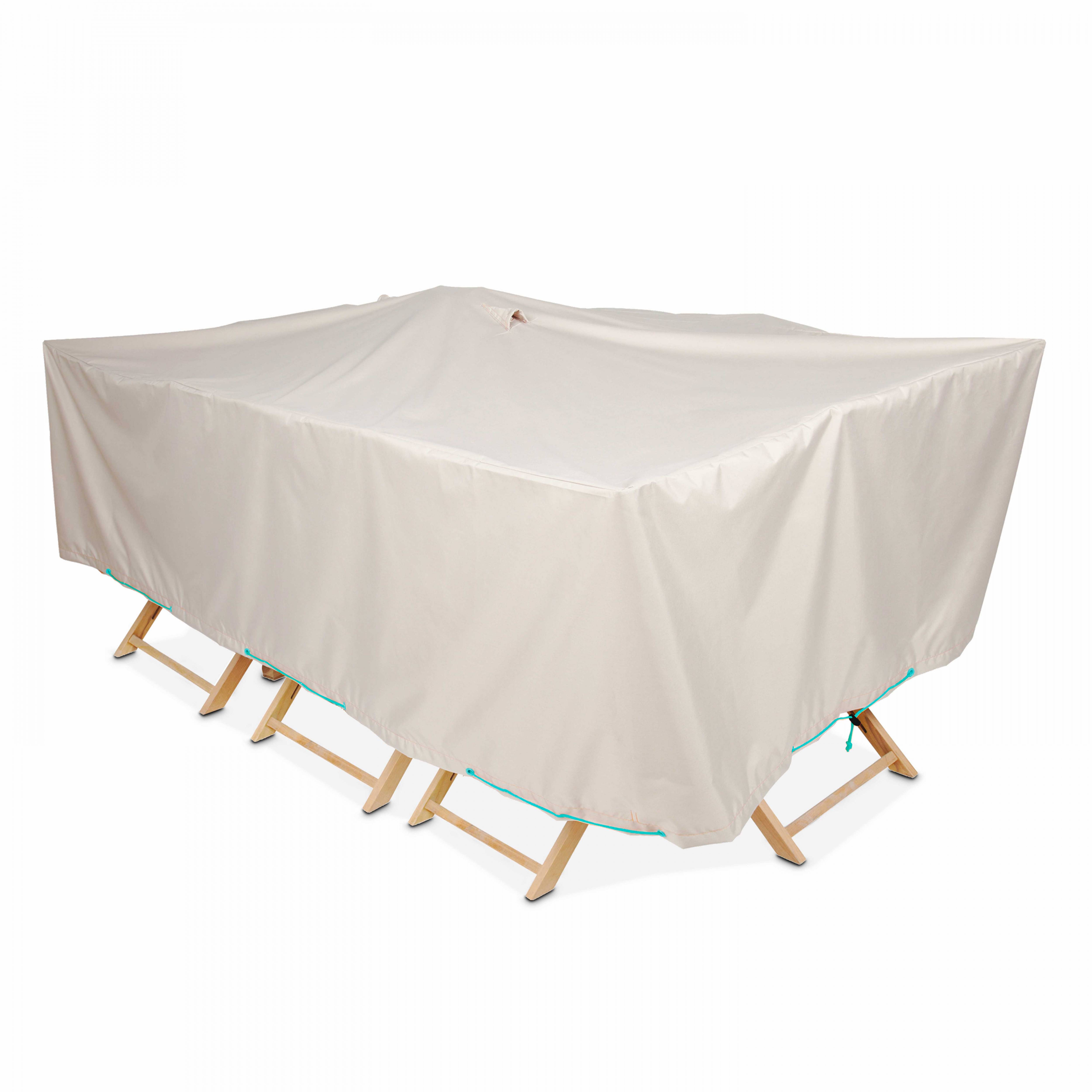 Oviala - Housse table de jardin rectangulaire 240 x 130 cm taupe Cov'Up - Oviala - Image 1