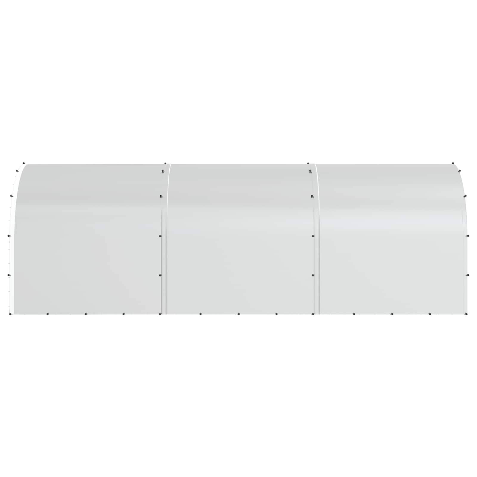 Vidaxl - Poulailler Argenté 600 x 200 x 200 cm Acier galvanisé vidaXL 3434687 - Image 6