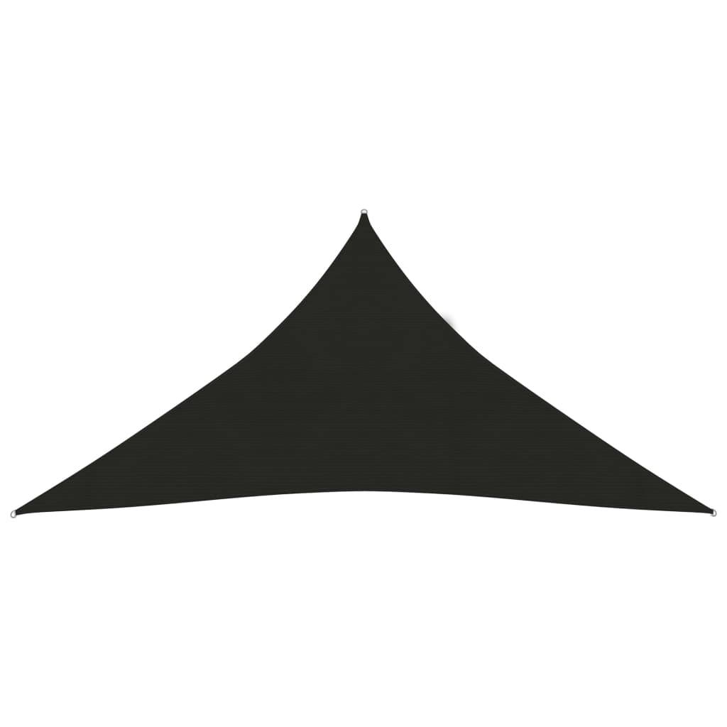 Helloshop26 - Voile toile d'ombrage parasol 160 g/m² 5 x 5 x 5 m PEHD noir - Imagen 2