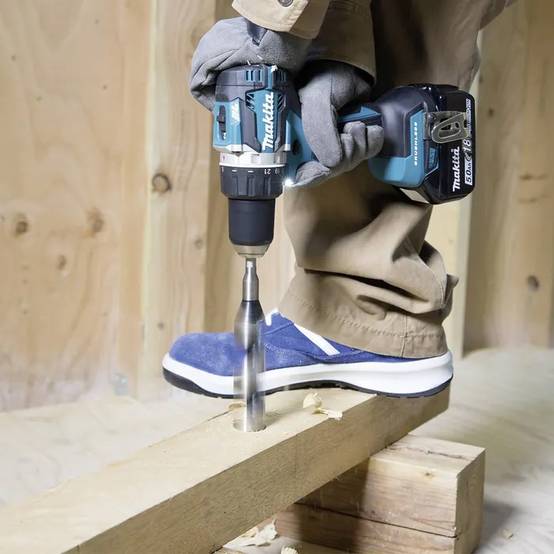 Makita - LOT MAKITA 18V - Perceuse Visseuse DDF453 + Visseuse à chocs DTD146 - MAKITA - Avec 2 batteries 18V3.0Ah - MakPac - DLX2022SJ3 - Imagen 4