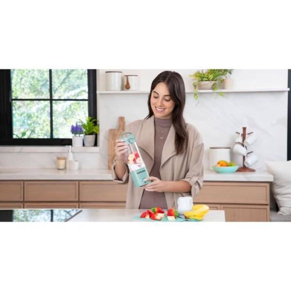 Blender  portable - NUTRIBULLET - NBP003LBL - 70W - 0.475L - Light Blue - 1 gourde incluse - Image 6