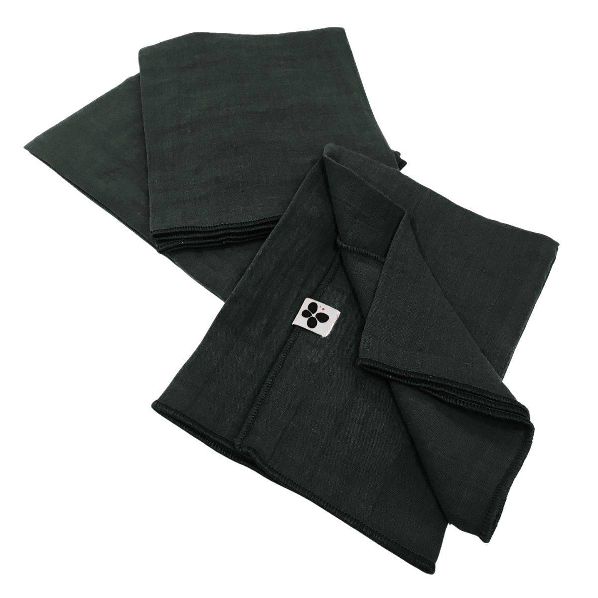 ALTOBUY - Lot de 3 Serviettes 40x40cm Gaze de Coton Sapin - OUREA - Image 1