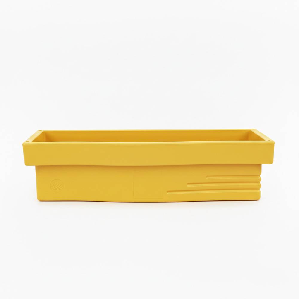 Jardinière design effet pierre 70l avec réserve d'eau-plast'up rotomoulage - Imagen 1