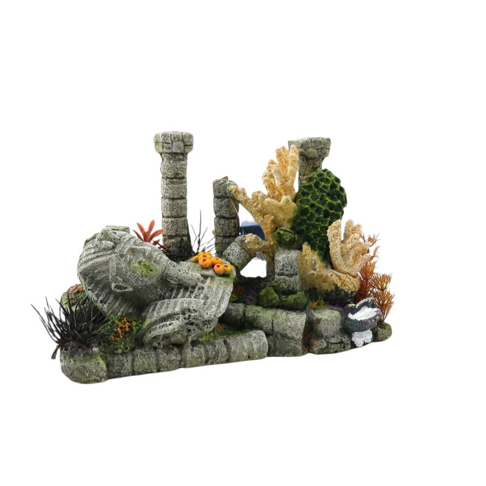 Bois avec cruches Décoration aquarium 25 x 13.5 x 14 cm. - Imagen 2