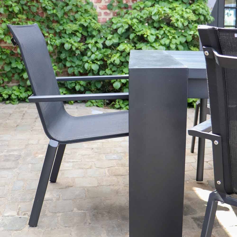 Wilsa Garden - Ensemble de jardin en aluminium 6/8P IBIZA avec 8 fauteuils - Imagen 3