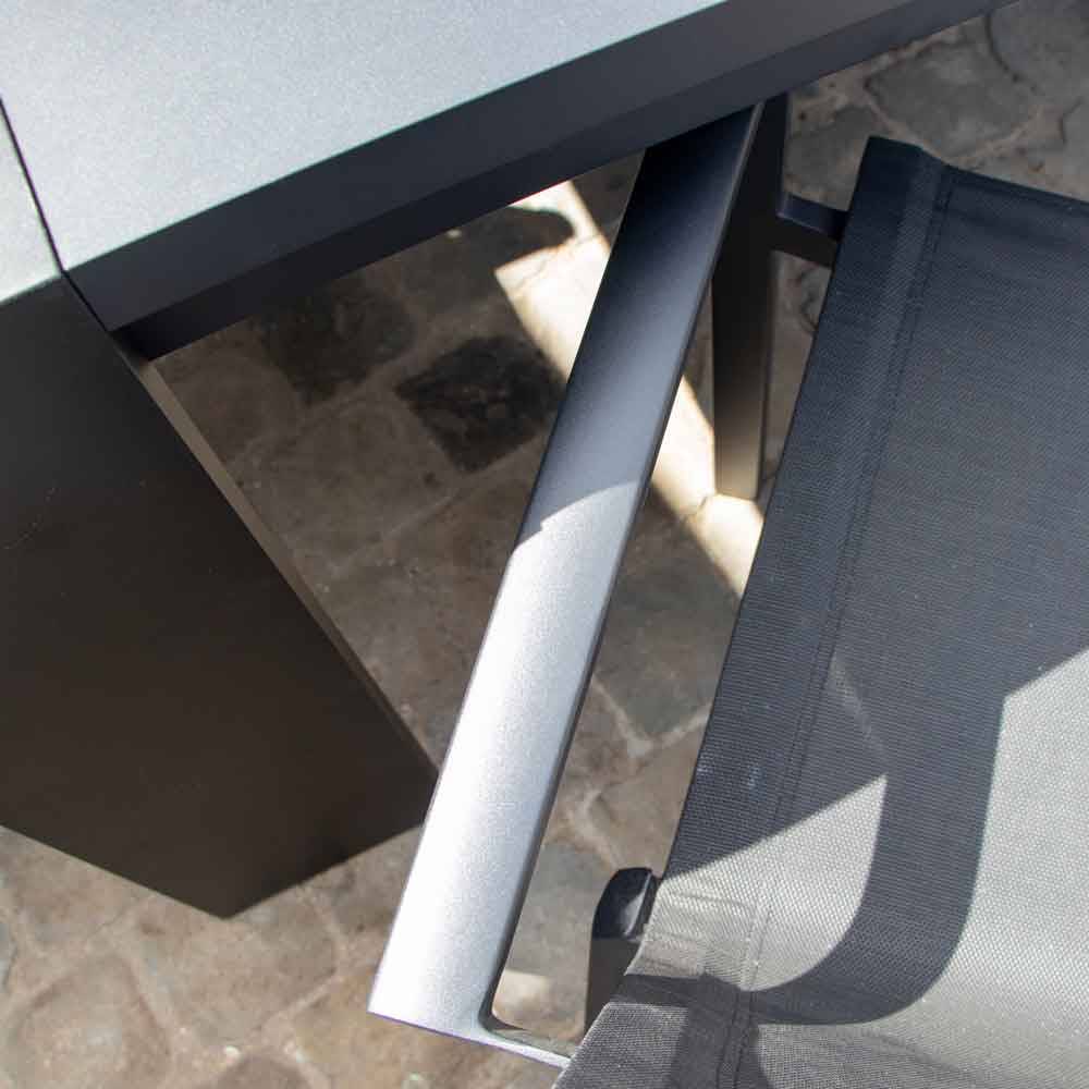 Wilsa Garden - Ensemble de jardin en aluminium 6/8P IBIZA avec 8 fauteuils - Imagen 4