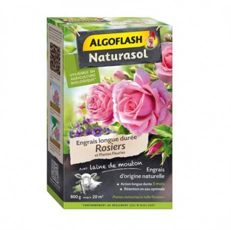 Algoflash - Engrais rosier et plantes fleuries