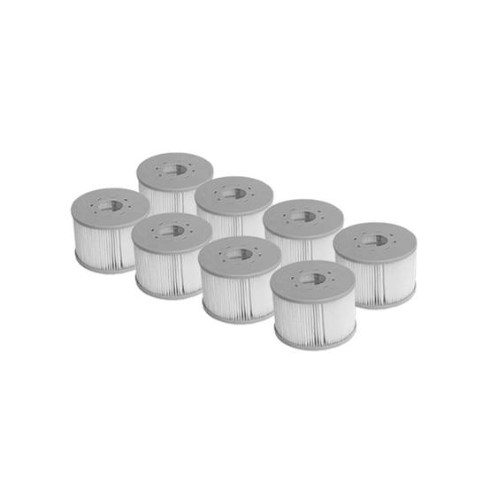 sweeek - Spa rigide MSPA 6 places 4 coussins hydromassages. 8 filtres et bâche incluse 160 cm x 65 cm | sweeek - Image 6
