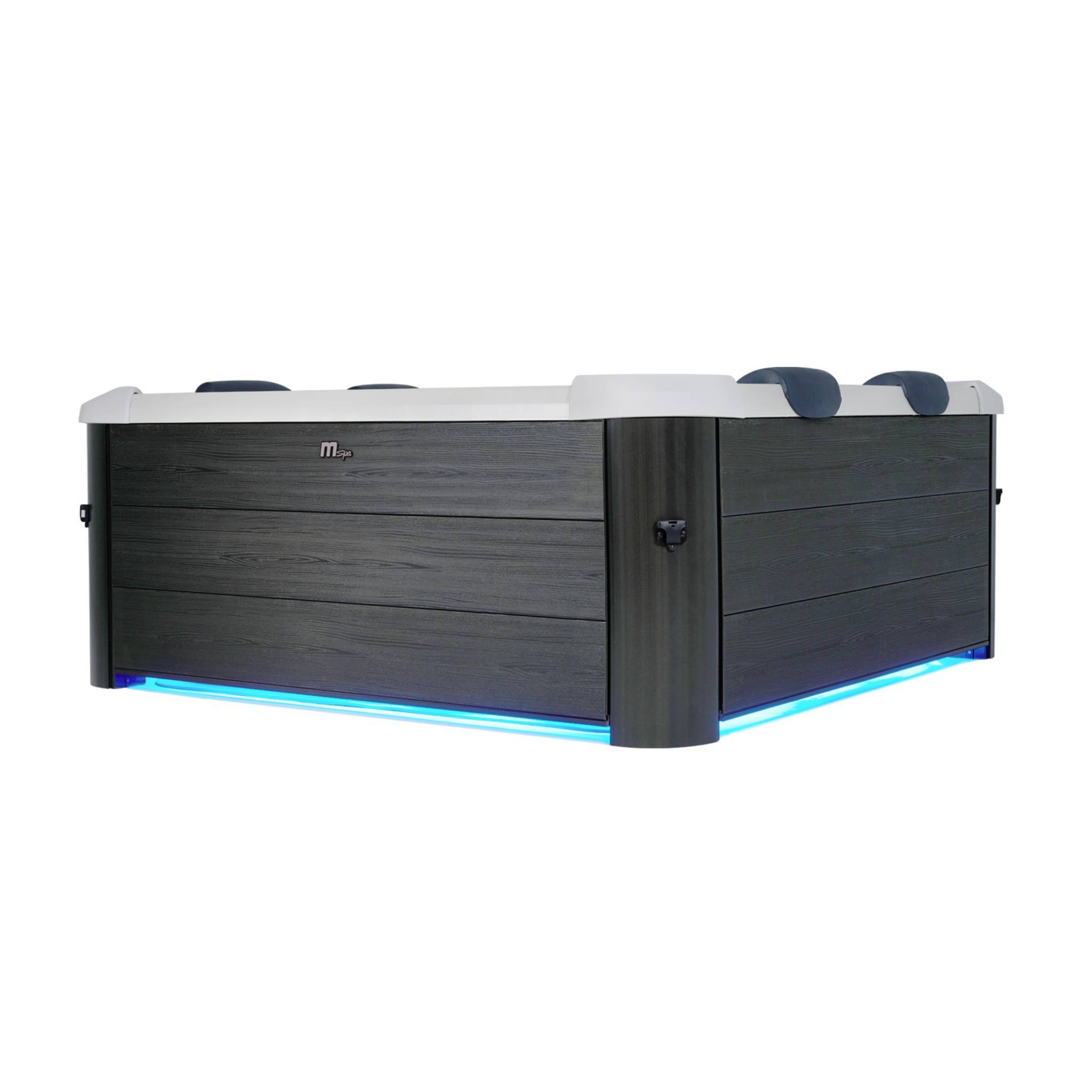 sweeek - Spa rigide MSPA 6 places 4 coussins hydromassages. 8 filtres et bâche incluse 160 cm x 65 cm | sweeek - Image 7