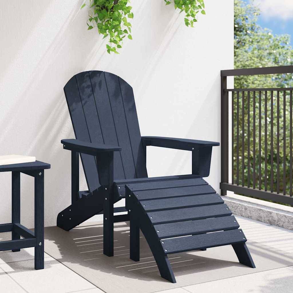 Chaise Adirondack Bleu marine 82 x 74 x 92 cm HDPE, Poids :21.48kg - PANGIVO - Image 3