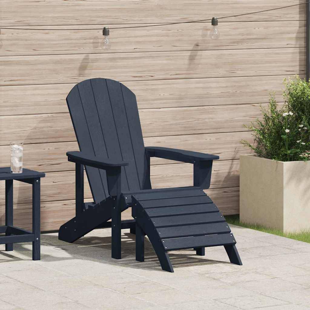 Chaise Adirondack Bleu marine 82 x 74 x 92 cm HDPE, Poids :21.48kg - PANGIVO - Image 1