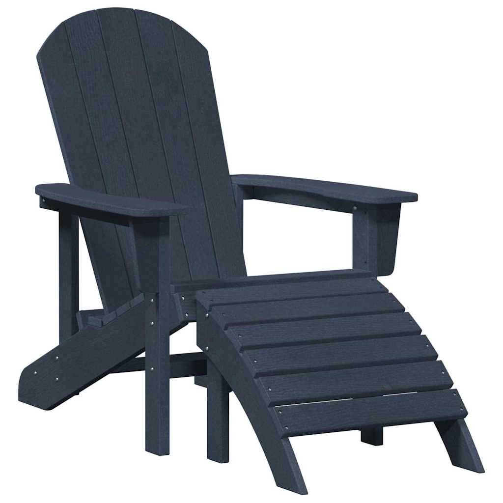 Chaise Adirondack Bleu marine 82 x 74 x 92 cm HDPE, Poids :21.48kg - PANGIVO - Image 2