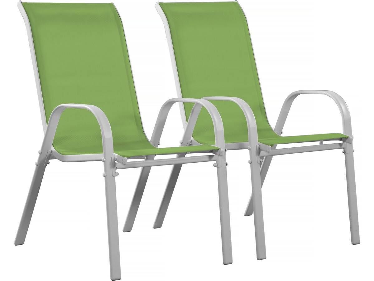 Habitat Et Jardin - Fauteuil Jardin Textilène "cordoba" - Phoenix - Vert - Lot De 2 -habitat Et Jardin - Imagen 1