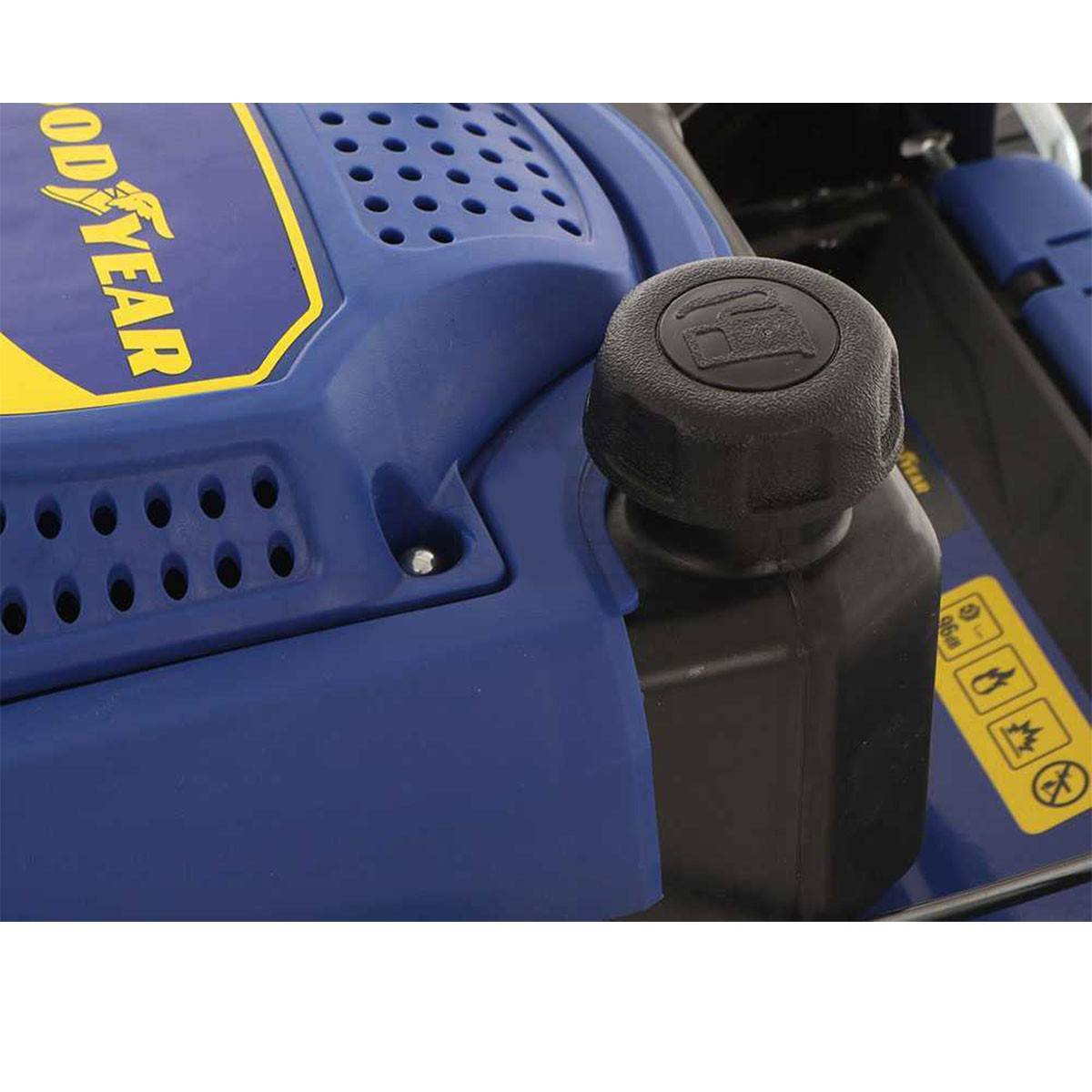 Goodyear - Tondeuse thermique Autotractée 46cm 5CV 161Cm3 Moteur 4T OHV GOODYEAR Mulching Silencieuse - Imagen 4