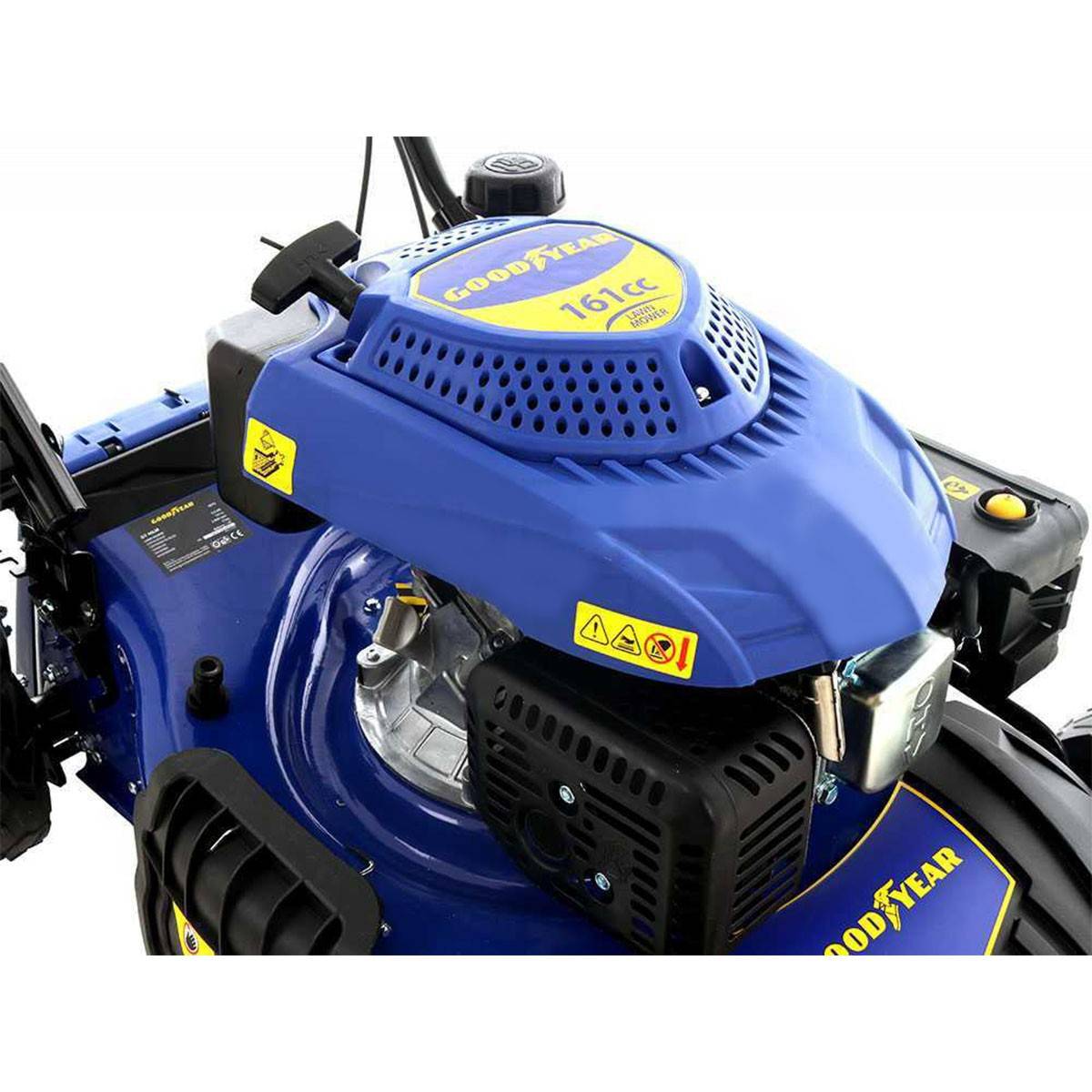 Goodyear - Tondeuse thermique Autotractée 46cm 5CV 161Cm3 Moteur 4T OHV GOODYEAR Mulching Silencieuse - Imagen 2