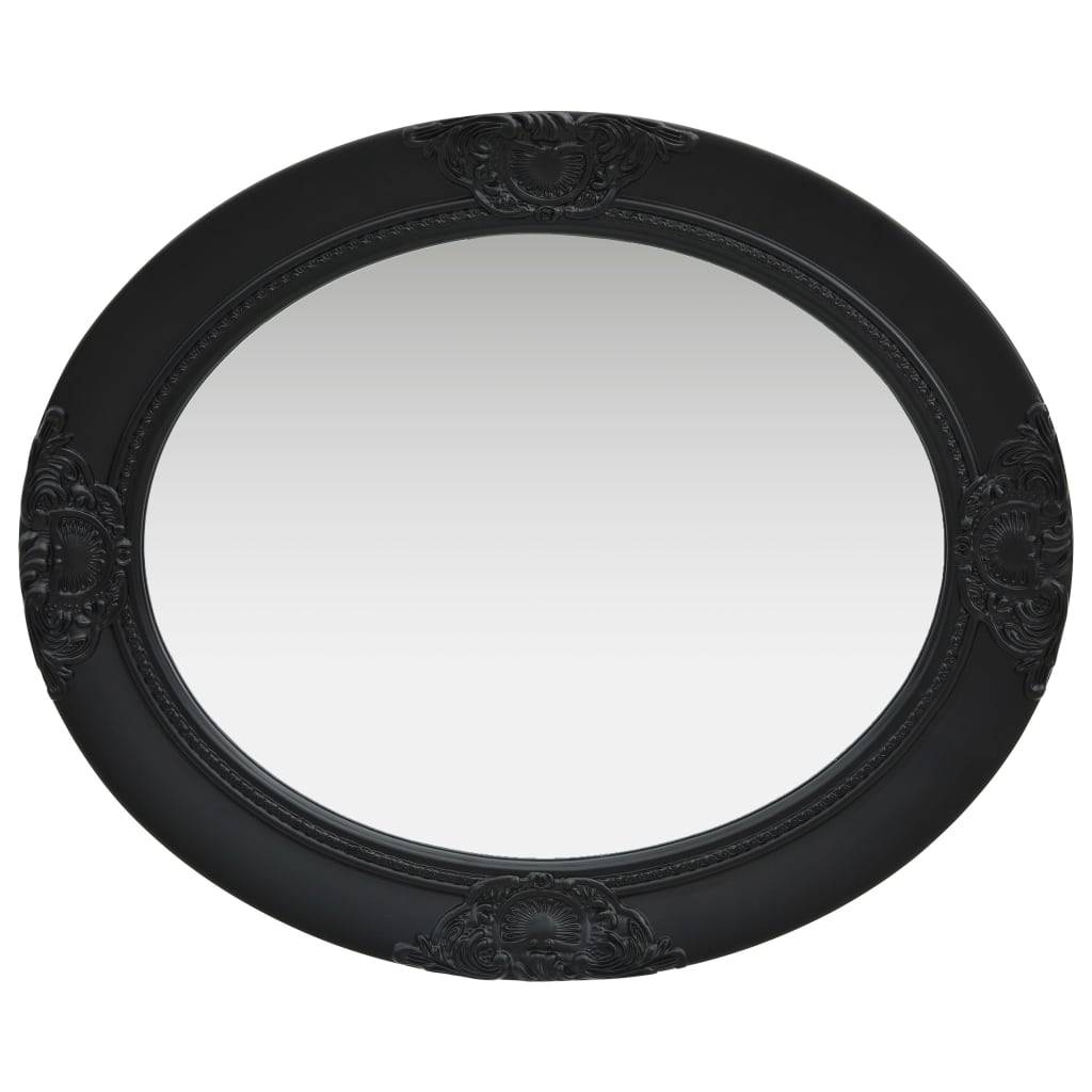 Maison Chic - Miroir mural - Miroir décoratif style baroque 50x60 cm noir - Image 3