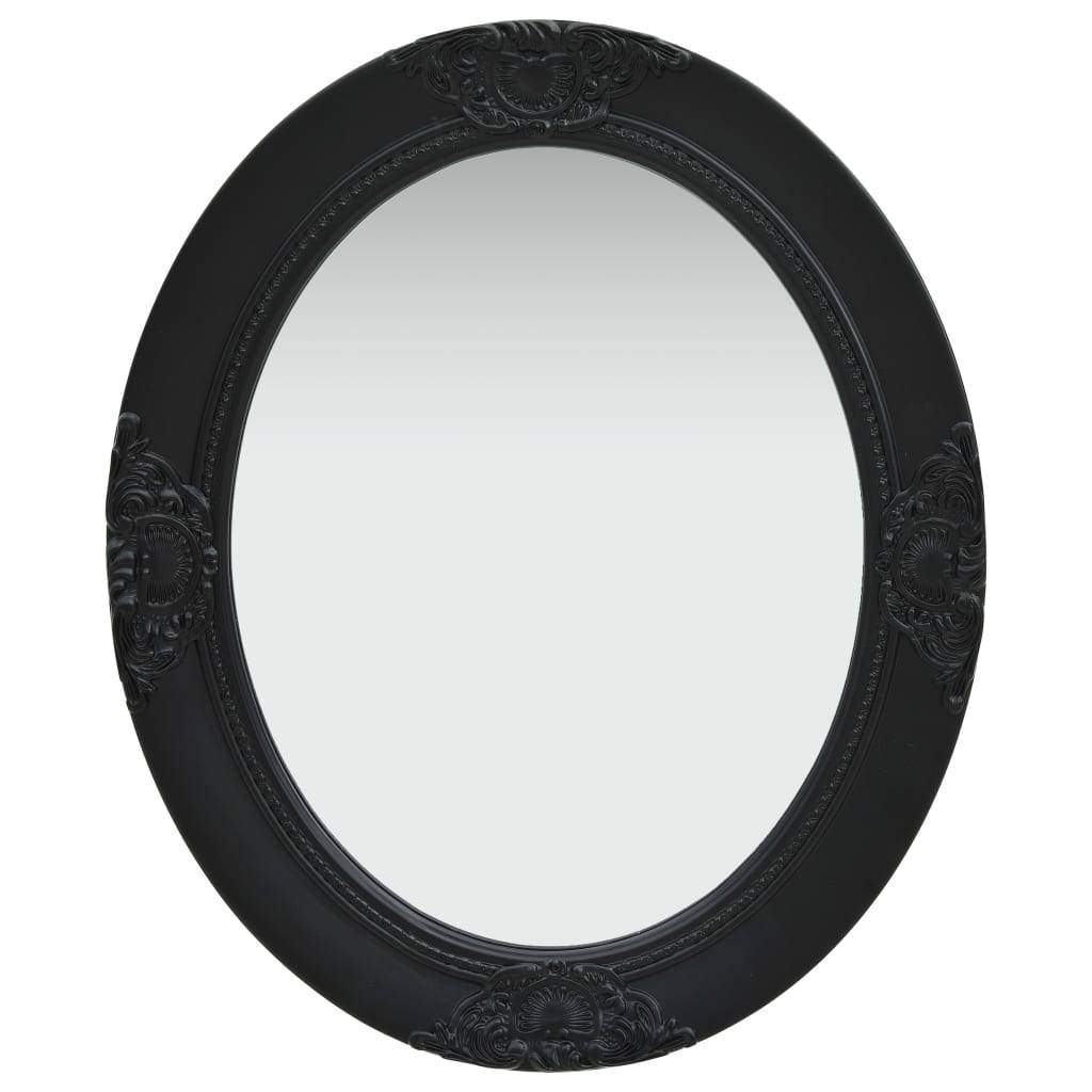 Maison Chic - Miroir mural - Miroir décoratif style baroque 50x60 cm noir - Image 2