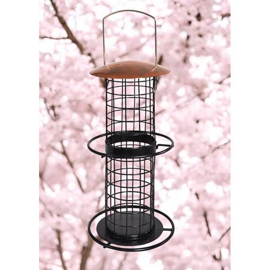 Mangeoire à boules Mésange géante, cuivre, hauteur 35 cm, pour oiseaux - Image 2