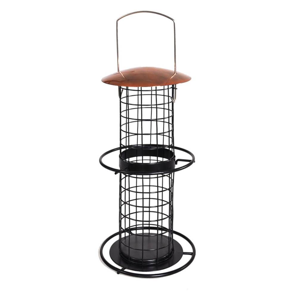 Mangeoire à boules Mésange géante, cuivre, hauteur 35 cm, pour oiseaux - Image 1