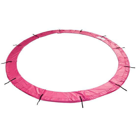 Happy Garden - Matelas de protection réversible pour trampoline Ø370cm PERTH - gris/rose - HAPPY GARDEN - Imagen 3