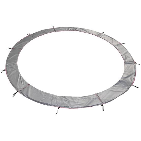 Happy Garden - Matelas de protection réversible pour trampoline Ø370cm PERTH - gris/rose - HAPPY GARDEN - Imagen 2