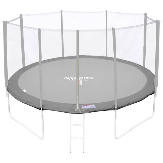 Happy Garden - Matelas de protection réversible pour trampoline Ø370cm PERTH - gris/rose - HAPPY GARDEN - Imagen 5