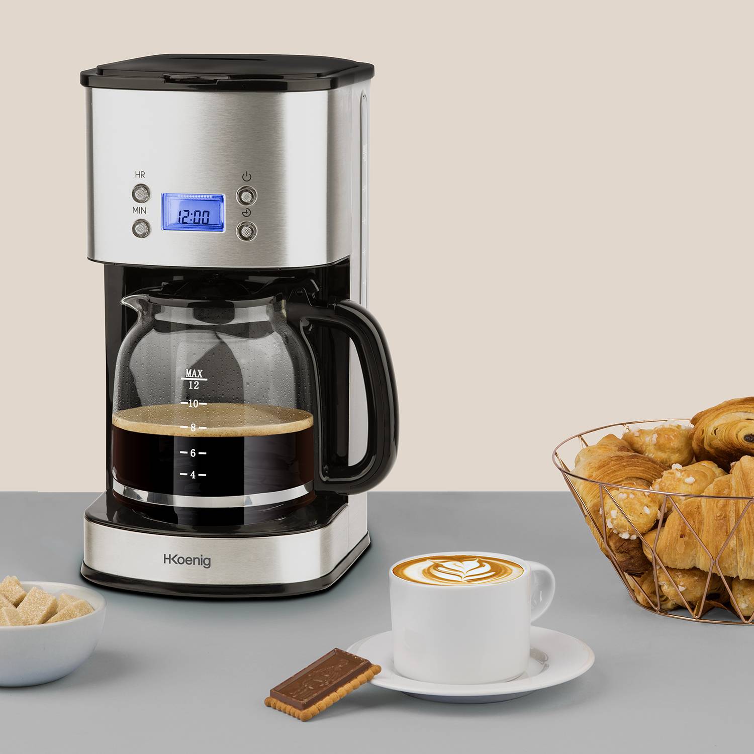 H.Koenig - Cafetière programmable - MG30 Silver H.Koenig - Imagen 5