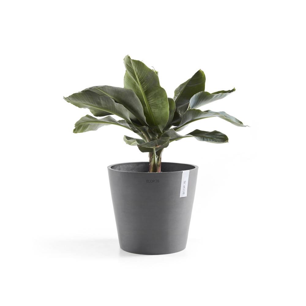 Ecopots - Pot Rond Amsterdam 30 Gris - Ø 30 x H. 26,3 cm - 12,8 L ECOPOTS - Imagen 3