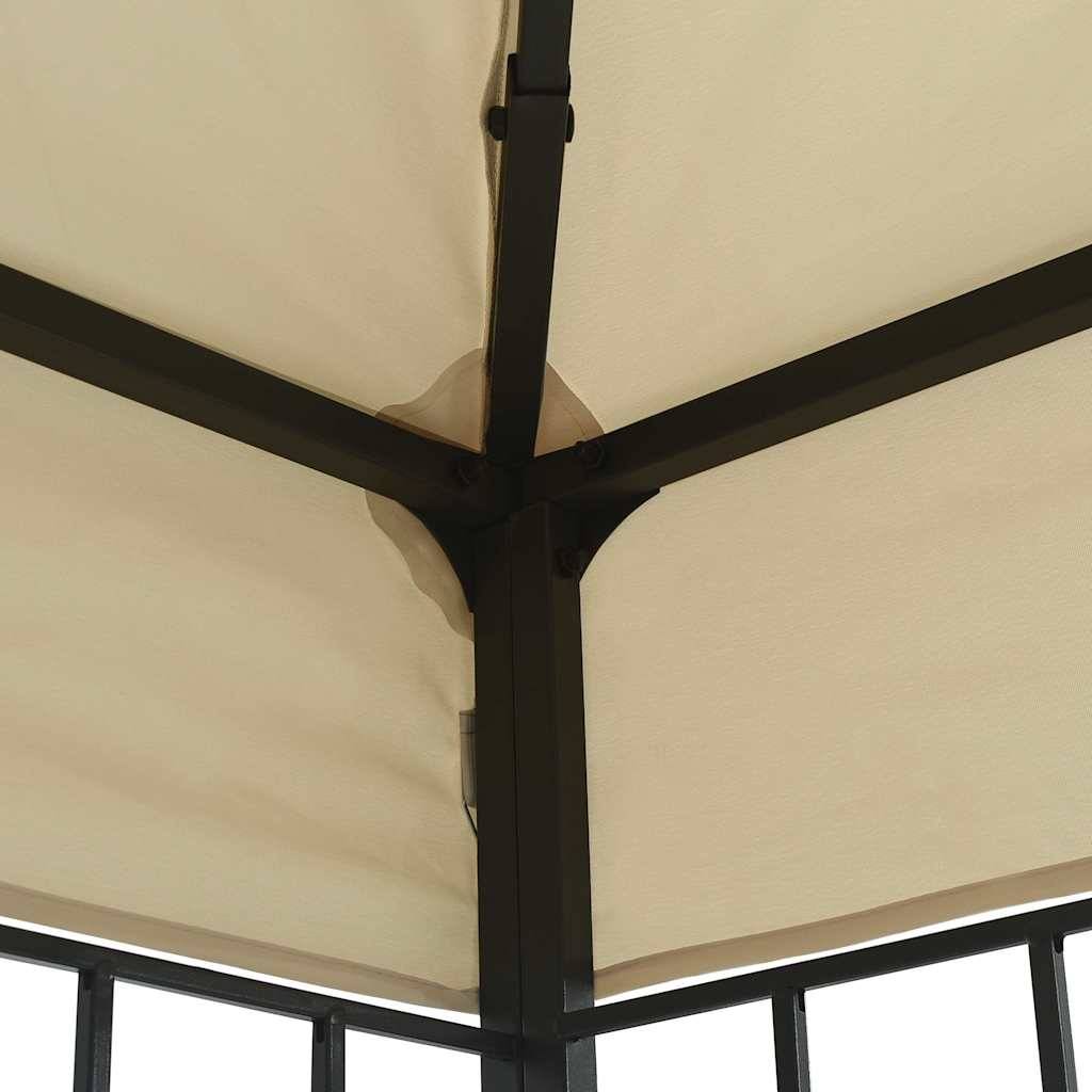 Vidaxl - Tonnelle 3x4 m Crème 12 m² vidaXL 47982 - Image 6
