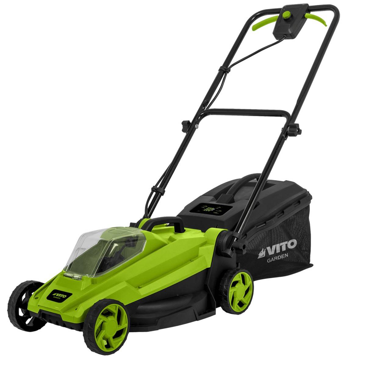 Tondeuse à gazon 300M2 - Batterie lithium 20V 4.0Ah Largeur de coupe 32 cm Bac 30L - 3 hauteurs réglables 25 à 45mm VITO - Imagen 5