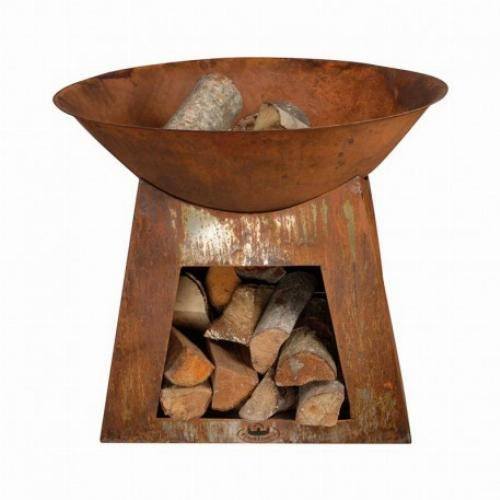 Esschert Design - Vasque feu et stockage de bois - Imagen 5