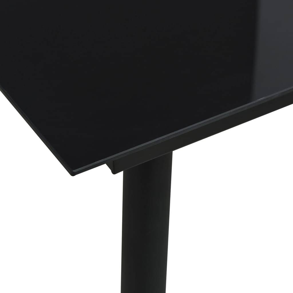 Vidaxl - Ensemble à manger d'extérieur 5pcs Corde en coton et acier Noir vidaXL 48569 - Imagen 4