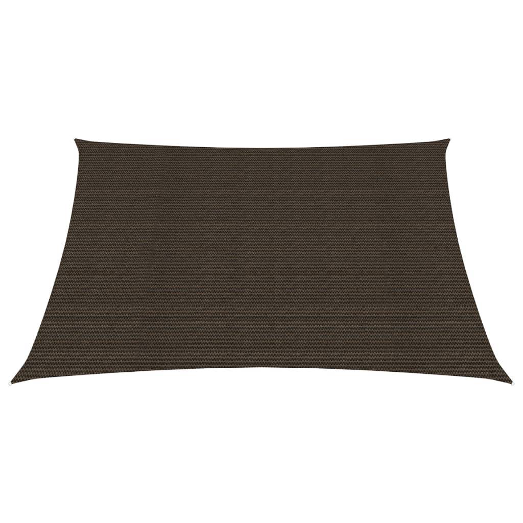 Helloshop26 - Voile toile d'ombrage parasol 160 g/m² PEHD 3,6 x 3,6 m marron - Imagen 2