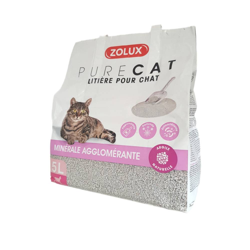 Zolux - Litière minérale agglomérante parfumé 5 Litres soit 4.34 kg pour chat - Image 2