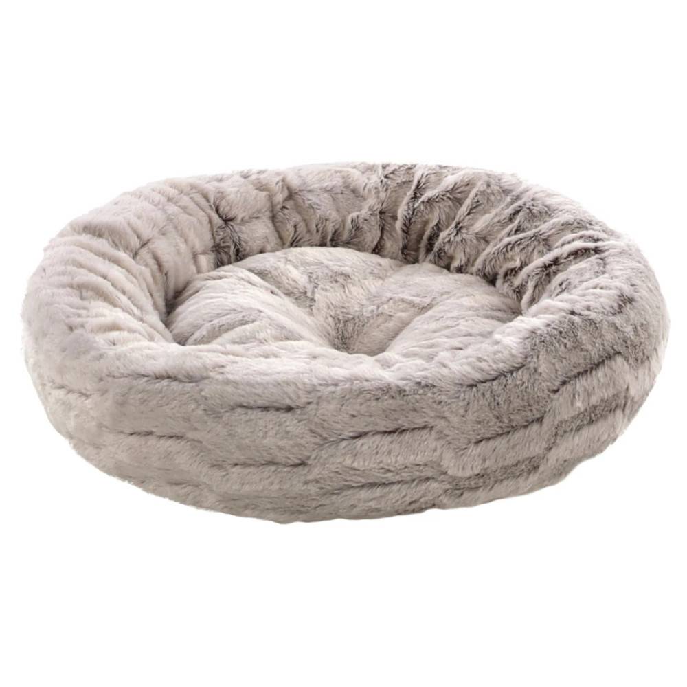 Flamingo - Coussin rond élégance gris ø 50 cm pour petit chien - Imagen 1