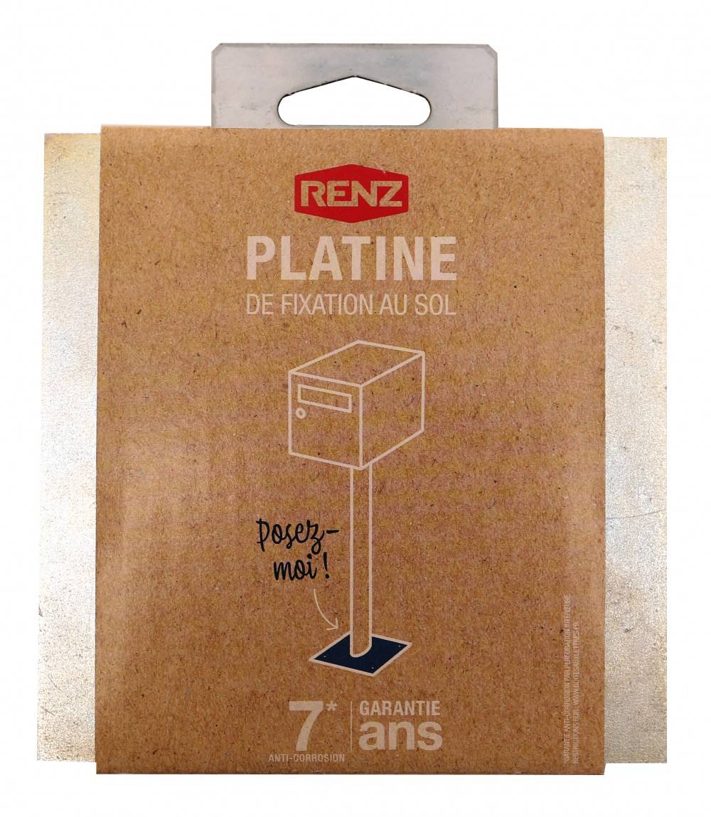 Platine H.15 x l.15 x P.0.5 cm RENZ - Image 2