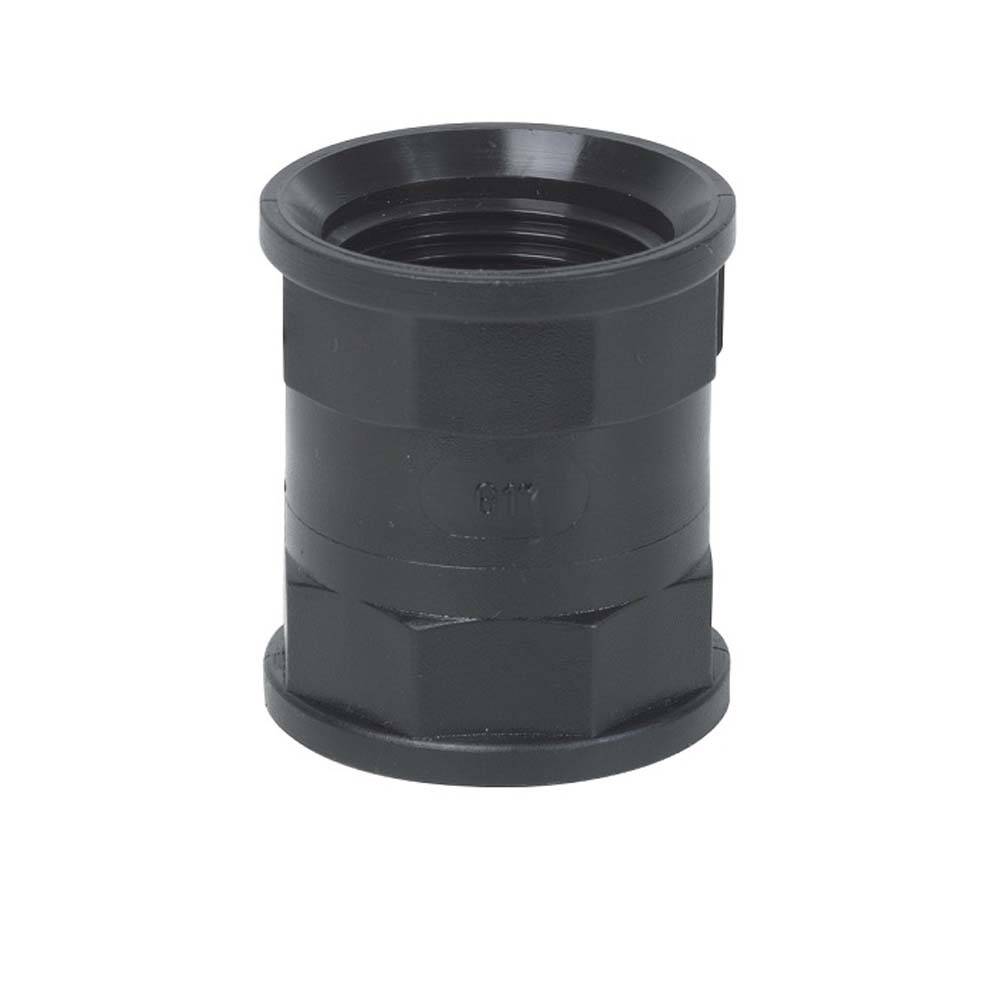 Ribimex - Raccord cannelé femelle/femelle 1" 25mm