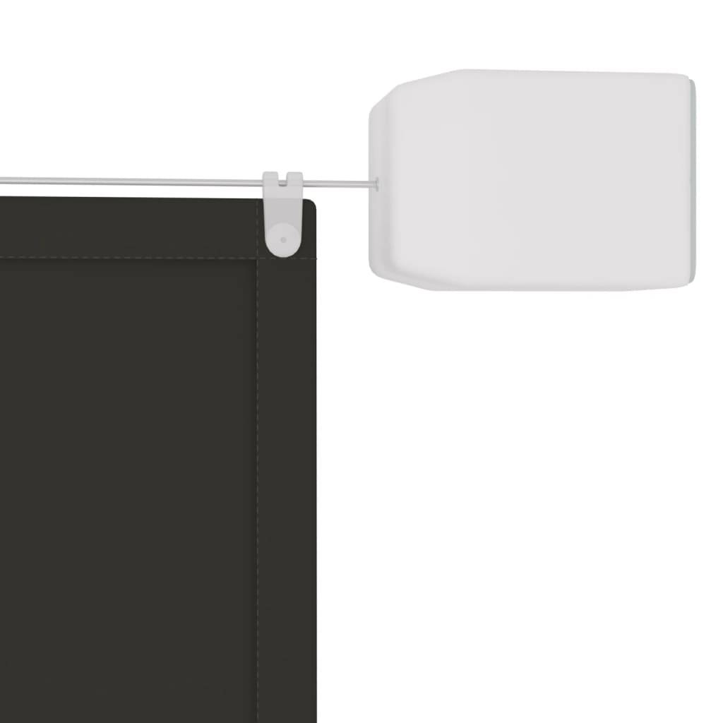 Helloshop26 - Auvent vertical anthracite 100x1000 cm tissu oxford - Imagen 3