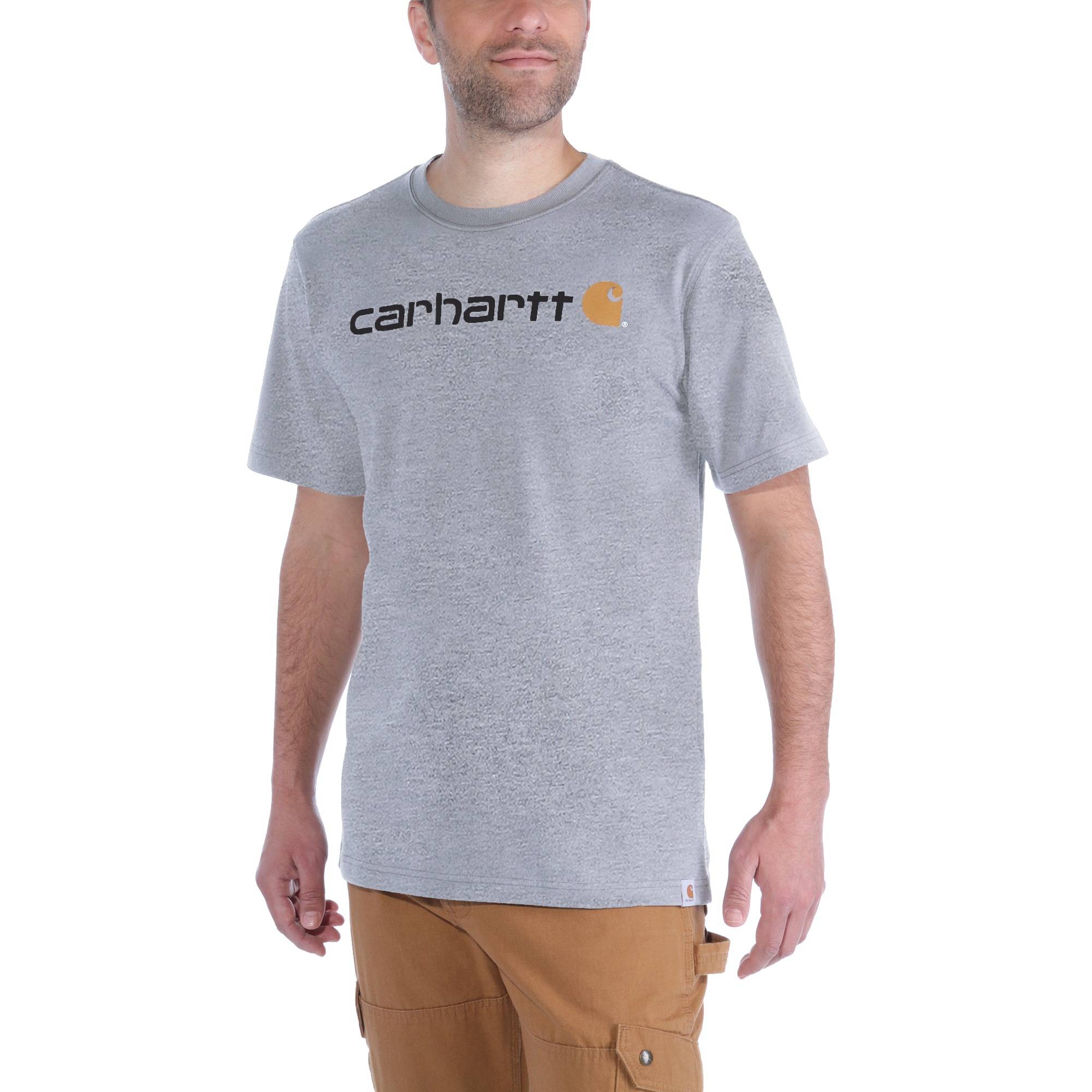 T-shirt manches courtes CORE LOGO TS gris - CARHARTT - S1103361034S - Imagen 2