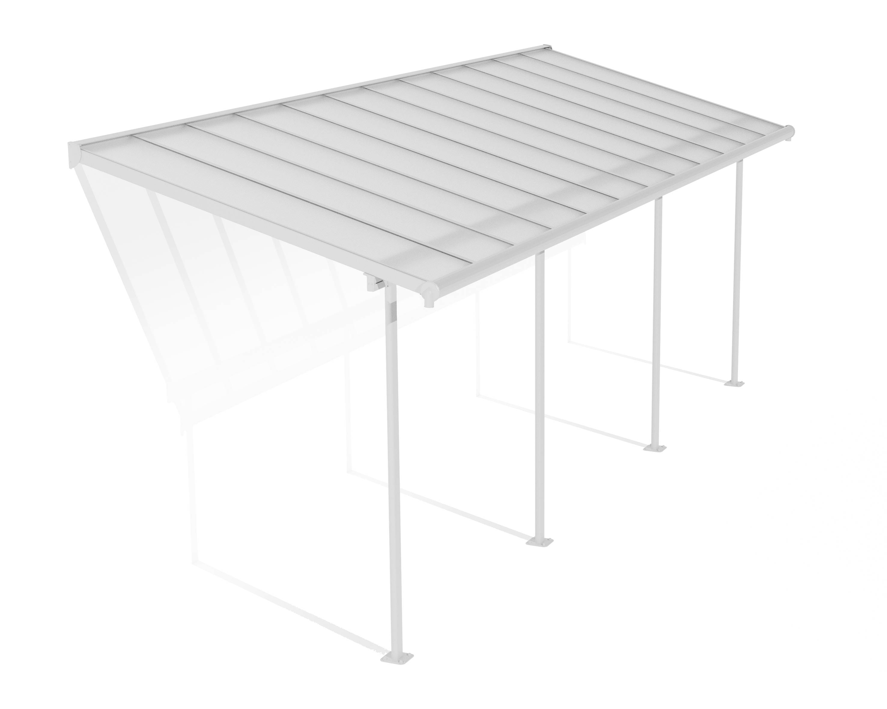 Canopia - Canopia Pergola Sierra 2,2X6,7 Blanche - Imagen 1