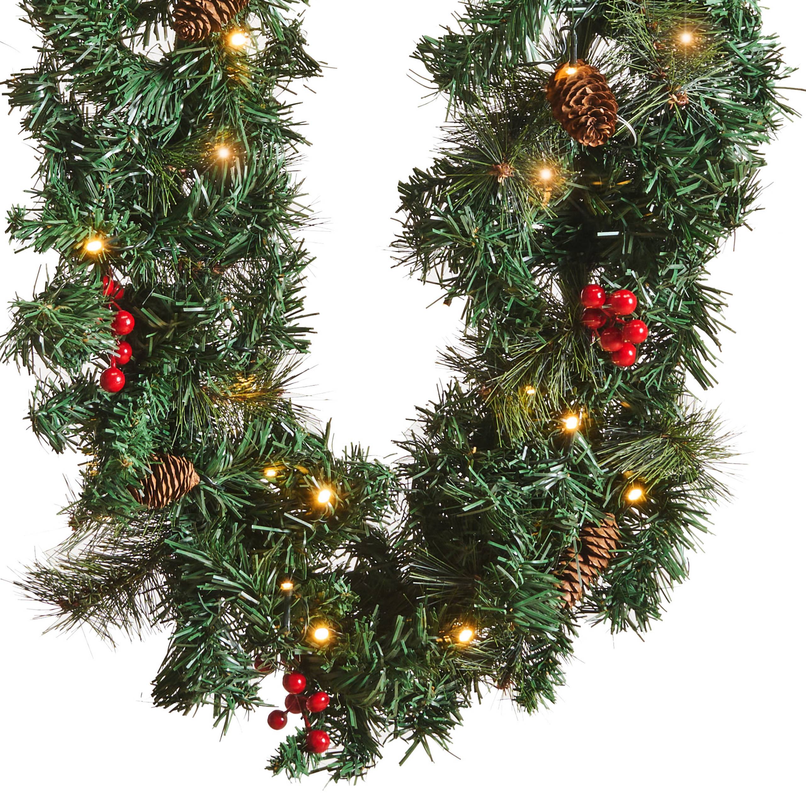 Beliani - Guirlande de Noël Matière synthétique Vert TENALA - Beliani - Imagen 5